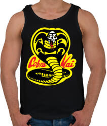 printfashion Cobra Kai - Férfi atléta - Fekete (4316940)