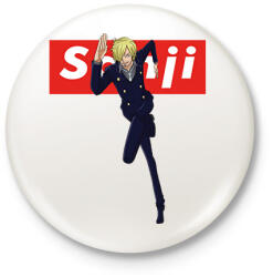 printfashion Sanji - Kitűző, hűtőmágnes - Fehér (5417440)