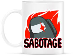 printfashion Among us - sabotage - Bögre - Fehér (13958968)