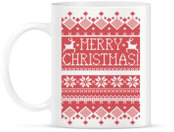 printfashion Karácsonyi minta - Bögre - Fehér (787307)