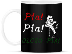 printfashion PIA PIA OLCSÓPIA - Bögre - Fekete (1379175)