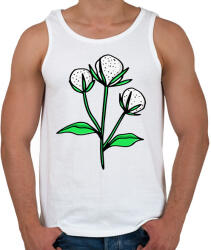 printfashion virág-004 - Férfi atléta - Fehér (2323798)