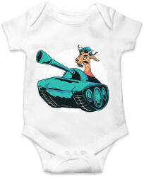 printfashion Kecske tankban - Baba Body - Fehér (15467655)