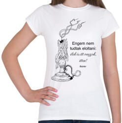 printfashion Gyertya - Női póló - Fehér (15831891)