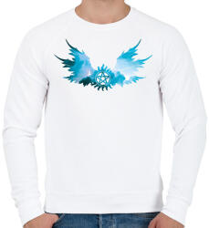 printfashion Odaát (Supernatural) - Férfi pulóver - Fehér (16305531)