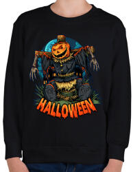printfashion Halloween madárijesztő - Gyerek pulóver - Fekete (5546940)