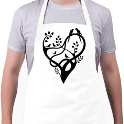 printfashion A szeretet fája - Kötény - Fehér (4906561)
