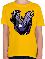 printfashion Sasuke Susano mode fekete - Gyerek póló - Sárga (5686732)