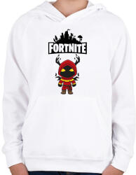 printfashion Fortnite Cloaked Shadow - Gyerek kapucnis pulóver - Fehér (1832302)