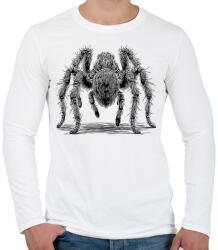 printfashion Madárpók / Tarantula / Pók rajz - Férfi hosszú ujjú póló - Fehér (16684480)