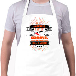 printfashion Bátor hegesztő - Kötény - Fehér (4911804)