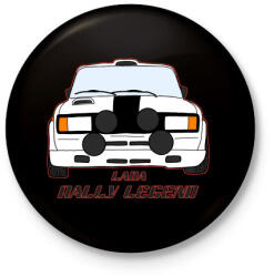 printfashion Lada rally legend - Kitűző, hűtőmágnes - Fekete (4971949)