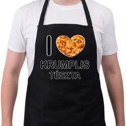 printfashion I love Krumplis tészta - Kötény - Fekete (11667065)