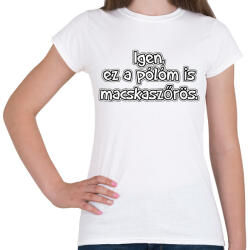 printfashion Macskaszőrös - Női póló - Fehér (13861212)