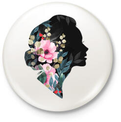 printfashion Nőnap - Kitűző, hűtőmágnes - Fehér (6114584)