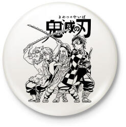 printfashion DS Anime - Kitűző, hűtőmágnes - Fehér (5129436)