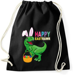 printfashion Dinós húsvét - Sportzsák, Tornazsák - Fekete (13084649)
