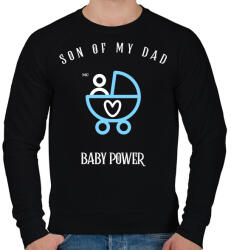 printfashion SONOFMYDAD - Férfi pulóver - Fekete (11432956)