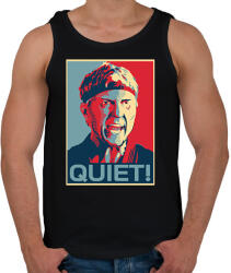 printfashion Csendet! - Cobra Kai - Férfi atléta - Fekete (11777007)