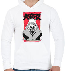 printfashion Inuyasha - Férfi kapucnis pulóver - Fehér (1967428)