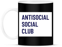 printfashion ANTISOCIAL - Bögre - Fekete (9964508)