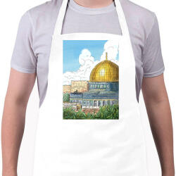printfashion Jeruzsálem - Kötény - Fehér (13482843)