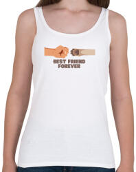 printfashion BFF - Best Friend Forever - Női atléta - Fehér (14089876)