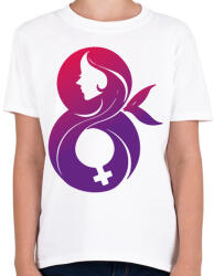 printfashion Március 8 - Gyerek póló - Fehér (12635155)