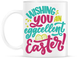 printfashion Wishing you an eggcellent easter - Bögre - Fehér (6332661)