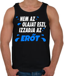 printfashion Izzadja az erőt - Férfi atléta - Fekete (1201201)