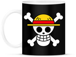 printfashion One piece logó - Bögre - Fekete (13900693)
