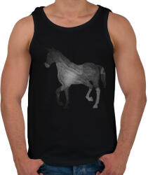 printfashion Unicorn - Férfi atléta - Fekete (2825053)