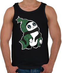 printfashion pingvin_zöld - Férfi atléta - Fekete (5611649)