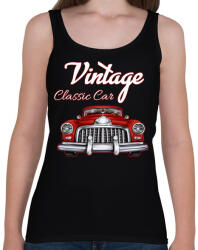 printfashion Classic car - Női atléta - Fekete (4236634)