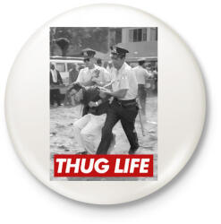 printfashion Thug life - Kitűző, hűtőmágnes - Fehér (3083984)