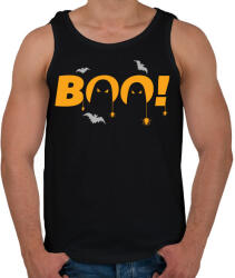 printfashion Halloween Boo! - Férfi atléta - Fekete (1067465)
