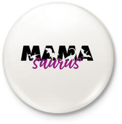printfashion Mamasaurus - Kitűző, hűtőmágnes - Fehér (11680734)