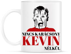 printfashion Nincs karácsony Kevin nélkül - Bögre - Fehér (10344495)