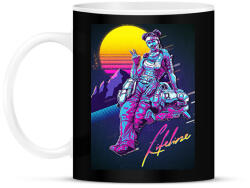 printfashion Lifeline Retro - Apex Legends - Bögre - Fekete (1482897)