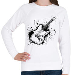 printfashion gitár - Női pulóver - Fehér (16828618)