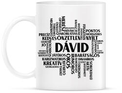 printfashion Pozitív tulajdonságok - Egyedi neves - Bögre - Fehér (15728792)
