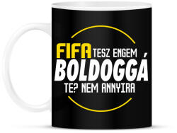 printfashion Fifa Tesz Boldogga - Bögre - Fekete (1666845)