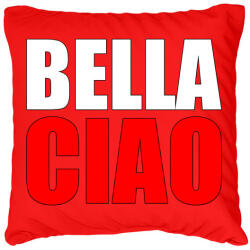 printfashion Bella ciao - Párnahuzat, Díszpárnahuzat - Piros (5531877)
