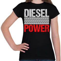 printfashion Diesel Power - Női póló - Fekete (7797245)