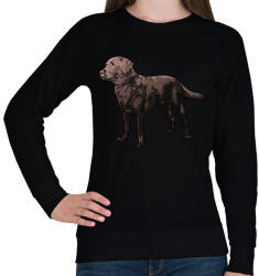 printfashion Labrador - Női pulóver - Fekete (1996968)