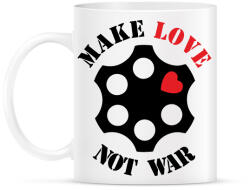 printfashion make love not war - Bögre - Fehér (13177930)