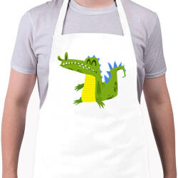 printfashion Krokodil - Kötény - Fehér (15989657)