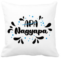 printfashion Nagyapa lettem - Párnahuzat, Díszpárnahuzat - Fehér (11959746)