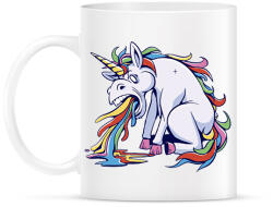 printfashion Hányós unikornis - Bögre - Fehér (14949904)
