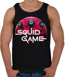 printfashion Squid game - nyerd meg az életed 05 - Férfi atléta - Fekete (5515817)
